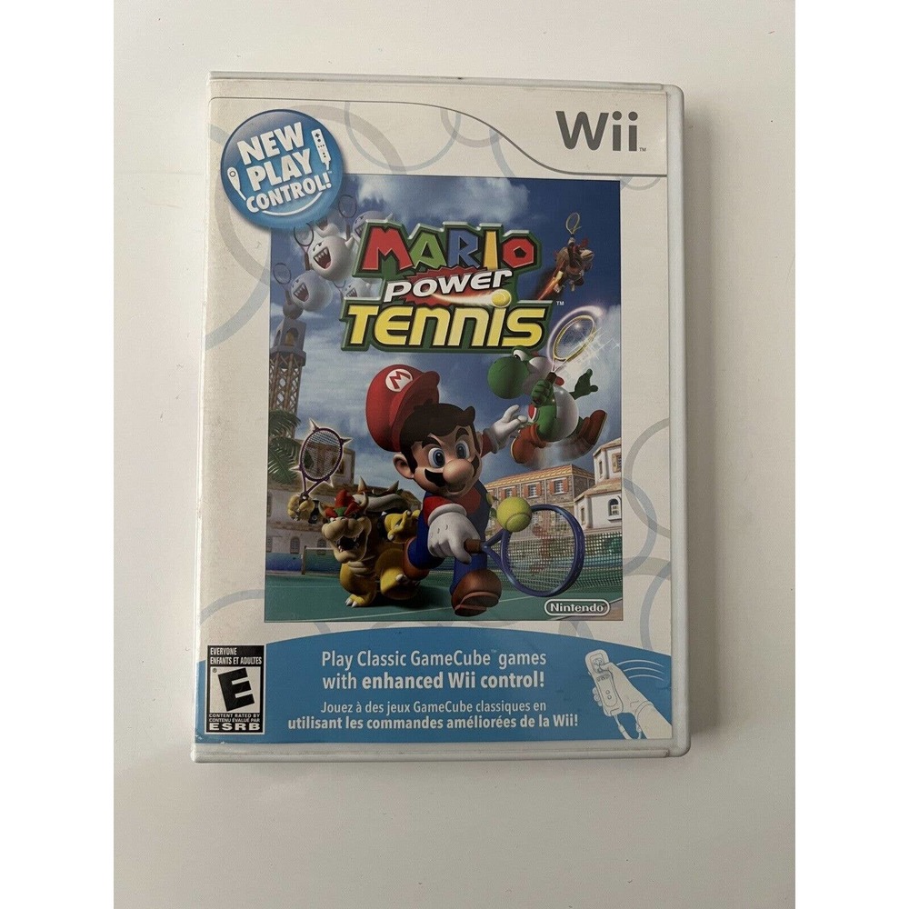 Mario Power Tennis (Nintendo Wii, 2009) READ DESCRIPTION UNTESTED